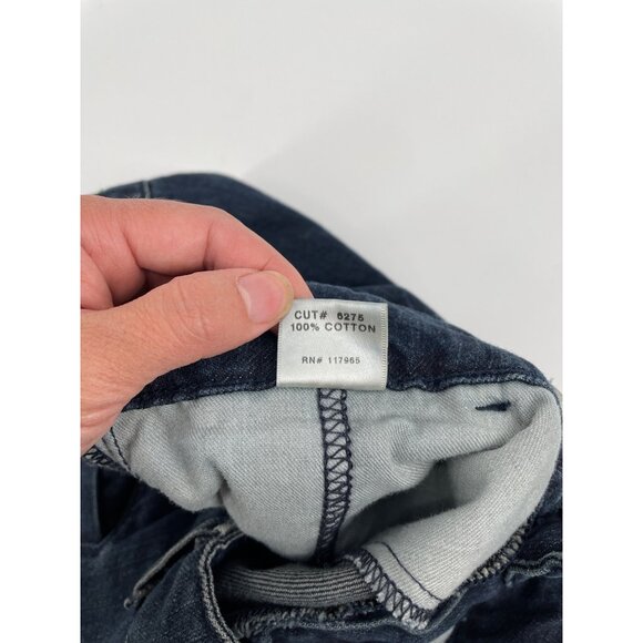 J Brand Womens Size 29 Seline Wide Leg Bell-Bottom Flare Jeans Trousers Nautical - Picture 6 of 10